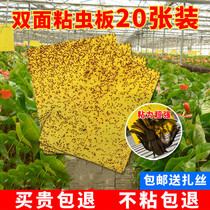Yellow board Double-sided armyworm board Insect trap board Yellow fly fly kill stick fly needle bee stick board Blue board thrip greenhouse