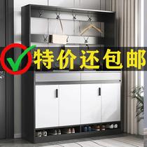 Light luxury shoe cabinet houseentrance with hanging clothes in one large capacity mask closet simple modern storage locker