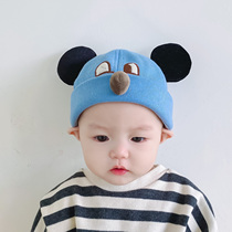 Baby hat Autumn Spring and Autumn thin baby melon leather hat early autumn children cute super cute boy landmain hat girl