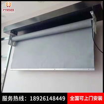 Stationary smoke-blocking wall-mounted flexible fire-proof silicone cloth fire acceptance movable electric stop-wall proof