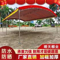 Xi shed rural mobile red and white wedding tent canopy wedding banquet tent awning parking shed outdoor tent