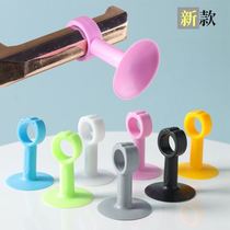 Door handle anti-collision silicone sleeve non-punching strong suction silicone anti-collision door handle protective cover toilet silent door