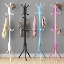 (Damage and repair) floor-to-ceiling coat rack simple hanger bedroom clothes rack household single pole hanger