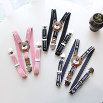 Korean childrens clip gomi baby pants strap clip adjustable boy and girl baby child suspender belt
