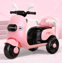 Childrens electric motorcycle tricycle boys and girls baby battery car child charging remote control toy car can sit