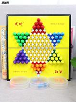 Magnetic checkers childrens educational students adults parents children large flight checkers five-in-one