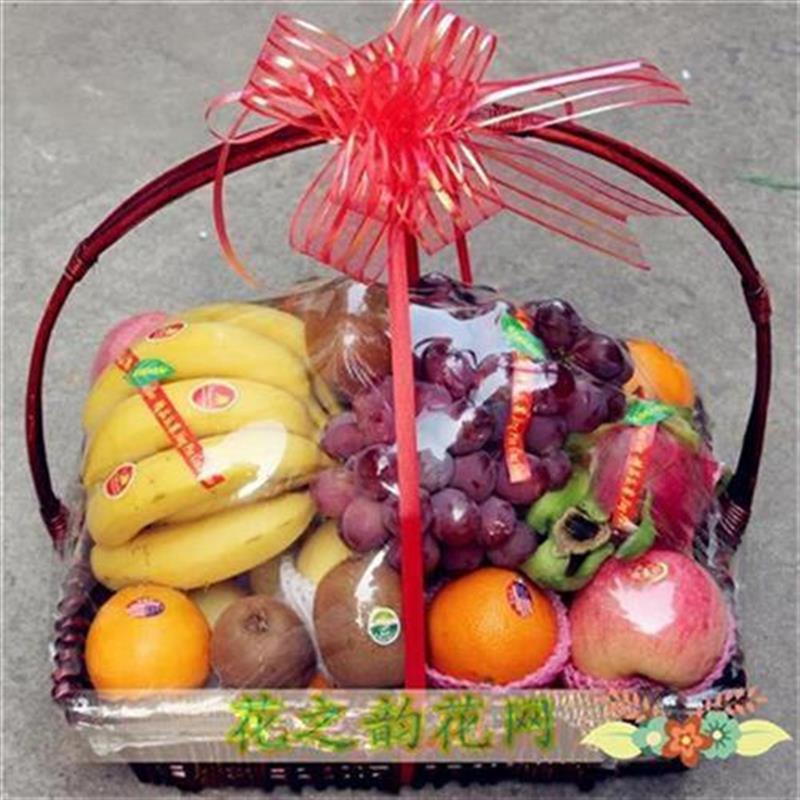 Mid-Autumn Festival fruit basket opening gift delivery Fruit shop New K fresh fruit red U wine to send customers to lead the disease