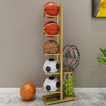 Basketball storage rack home ball rack volleyball badminton racket fitness equipment finishing rack childrens basketball rack basket