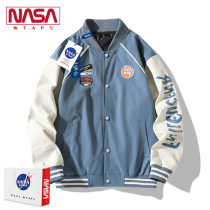 NASA flagship store co-brand spring and autumn jacket men ins tide brand couple sweatshirt loose casual jacket on the dress