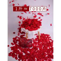 Simulation of rose fake petals wedding hand flower confession marriage wedding wedding room bed decoration layout manufacturing romance