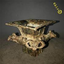 (Lingang loft) Collection of ancient play antique bronze ware bronzer imitation ancient pendulum piece made old old stock old stock item bag