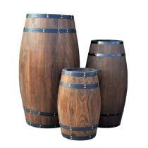 Oak barrels Solid wood Wedding decoration Beer barrels Winery ornaments display Wooden wooden barrels Custom-made barrels Wooden barrels