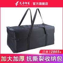 Outdoor tableware storage bag with luggage black bag camping camping picnic equipment supplies large bag table and chair bag