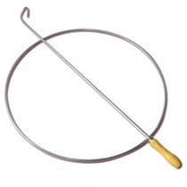  Push iron ring roll iron ring barrel hoop iron ring post-80s nostalgic traditional childrens fitness toy solid flat type bold plus