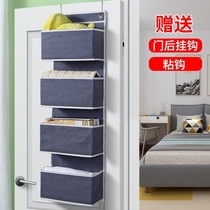 Door rear storage Hanging Bag Cloth Art Storage Bag Multilayer Debris Dormitory Hanging Pocket Wall Suspended Shelve Shelf Storage Box