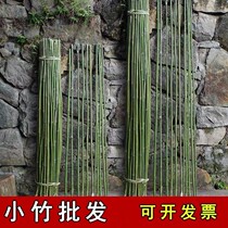 Small bamboo rod rack planting vegetable garden set up bean corner cucumber frame bamboo fence fence colorful flag pole thick Nan anti-corrosion bamboo pole decoration