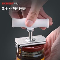 Stainless steel can opener Labor-saving capping artifact Cap opener Bottle opener Can screwdriver Can knife Capping device