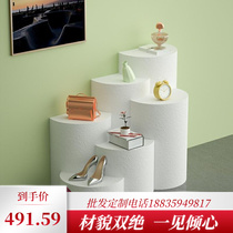 Clothing Shop Pendulum Taichung Island Showcase Show Rack Cabinet Placed Soft Dress Womens Clothing Store Decoration Middle Island Large Womens Clothing Display Table