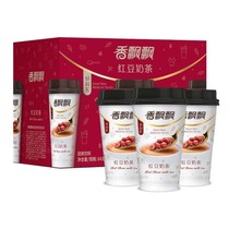 September new fragrant fluttering red bean milk tea 64G * 30 cups whole box breakfast cup afternoon tea drink