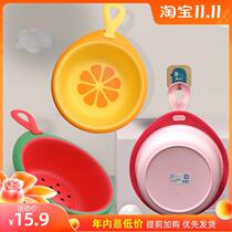 Baby washbasin thickened can be hung cartoon cute baby children household plastic children small wall hanging small washbasin