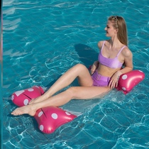 Swimming circle female adult ins floating chair thickened Net red armpit lifebuoy large children inflatable floating bed Men