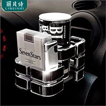 Car air conditioner air outlet cup holder square car sundries rack car mobile rack car built-in rack simple atmosphere