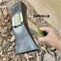 Cut brick planing adze cut axe reinforcement wooden handle Ben sub-bao di planing roots Earth multifunctional tool pick pickaxe forging hand adze hammer