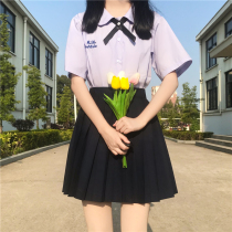 Thai school uniform Nano taboo girl JK skirt shirt small water with the same bkpp first love Thai pleated skirt black