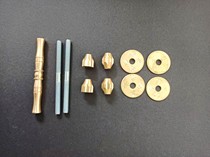 Matza Copper Shaft Accessories Small Bench Screw Pure Brass Wire Cap Copper Plated Spacer Stainless Steel Shaft Cross Shaft Intermediate Copper Rod