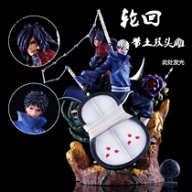 Naruto Shippuden GK Uchiha Bandai earth reincarnation giant wave large hand-made statue model pendulum