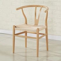 Nordic chair wrought iron y chair modern simple computer chair Tai master chair home dining chair back chair