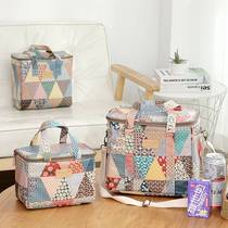 Fashion Multifunctional Handbag Waterproof Shoulder Bag Messenger Outing Shopping Portable Picnic Bag Insulation Bag