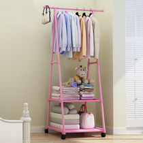 Hanging clothes simple hangers floor-to-ceiling household coat rack bedroom storage hangers drying clothes shelves