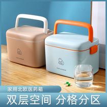 Home medical box Medicine medicine box dormitory small home students cute portable storage box storage box