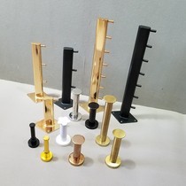 Titanium Gold Clothing Shop Hook Upper Wall Point Hang Rack Hanger Single Hook Childrens Clothing Shop Shelf Wall Hook