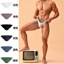 Modeir bikini mens underpants male triangle pants slip low waist and breathable thin underpants bodysuit