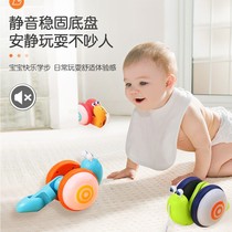 Net Red childrens rope snail toy baby baby pull rope electric music drag toddler glowing Net Red