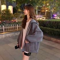 2021 spring new Korean version of ins loose Joker thin coat female ins Tide Original wind spring and autumn Plaid students