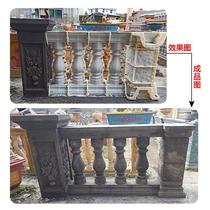 Balcony railing mold treasure bottle Roman column guardrail fence cement pillar building template House Villa