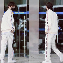 South Korea NERDY Sports Suit Easing 100 hitch for male and female couples Ins Ding Cheng Xin stars in the same section