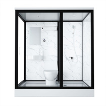 Shower room Integrated Household partition integrated bathroom integrated bathroom dry and wet separation toilet rural bath room