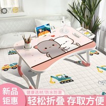 Small table folding computer desk bed desk dormitory students study table bedroom sitting floor multifunctional writing board