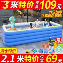Inflatable Swimming Pool Home Baby Baby Boy Thickening Folded Swimming Tub Adult Kid Large Pool Court Bath