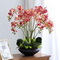 Summer Van Large Hand Feel Butterfly Lan Emulation Flower Suit Living Room Xuanguan Fake Flower Pendulum Piece Flower Arrangement Decorative Flower Pot