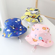 Big eaves fruit boy basin hat summer baby hat tide children fisherman hat spring and autumn girl sun hat Korean version