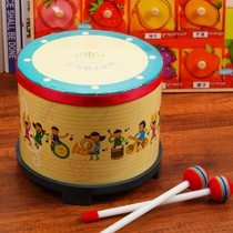 Childrens hand clapping drum toys small drum waist drum snare drum baby baby boy boy girl 0-3 years old Orff Le