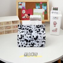 Tissue set cute car ins Net red cartoon desktop tissue box girl soft sister home car tissue cover