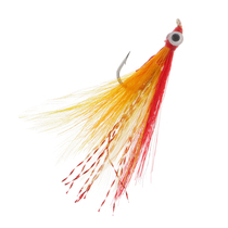 2pcs Saltwater Flies Clouser Minnow Fly Filing Flies For