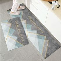  Kitchen floor mat Absorbent and oil-proof Bathroom Bathroom non-slip mat Strong and durable doormat entry door entry household