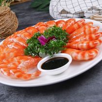 Simulation prawn model fake dish decoration simulation boiled shrimp sample display props gourmet food mold prawn